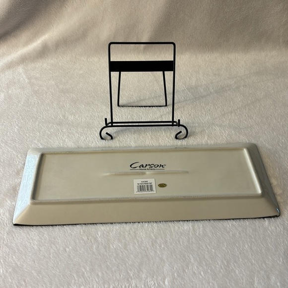 Brown & Ivory Friends plate with easel - Picture 3 of 8